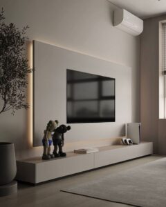 minimalist TV unit Scandinavian TV unit rustic TV unit