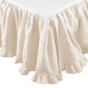830 Drop Length Ruffled Bed Skirt With Split Corner 100% Cotton Sateen - Etsy