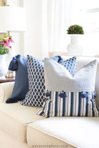 DIY Budget Decorating with Pillows - On Sutton Place
