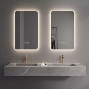 Juno Multifunctional LED Anti Fog Touch Control Bathroom Full Length Mirror