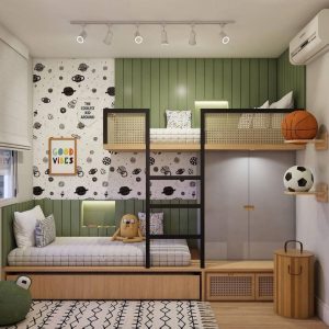 GORGEOUS BOYS' ROOMS WITH GREEN - Kids Interiors